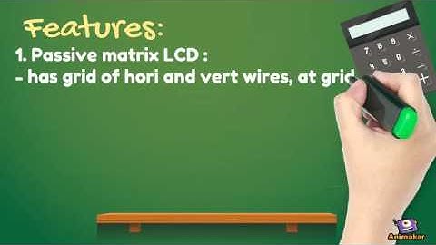Emissive and non-emissive display