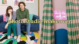 STUDIO TOUR 2.0 - we updated our colorful photo studio