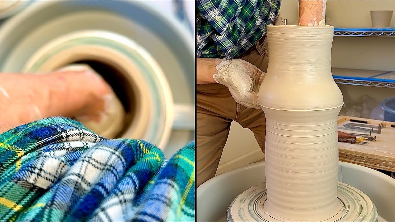840. Test Throwing a Moon Jar on a BTH BP02NA Wheel with Hsin