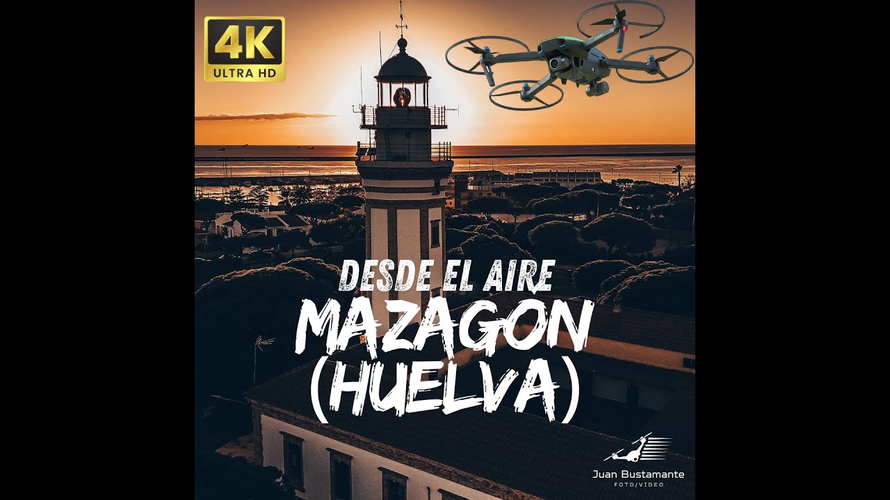 Mazagón (Huelva) desde el aire en 4K