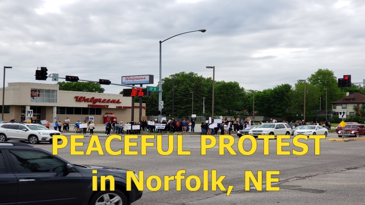 Peaceful Protest in Norfolk, NE