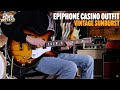 No Talking...Just Tones | Epiphone Casino Outfit | Vintage Sunburst