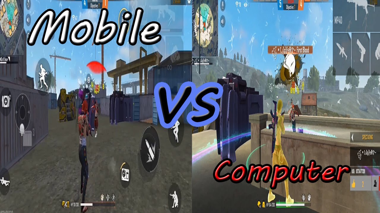 Computer Vs. Mobile computer vs mobile 1vs 1 - YouTube