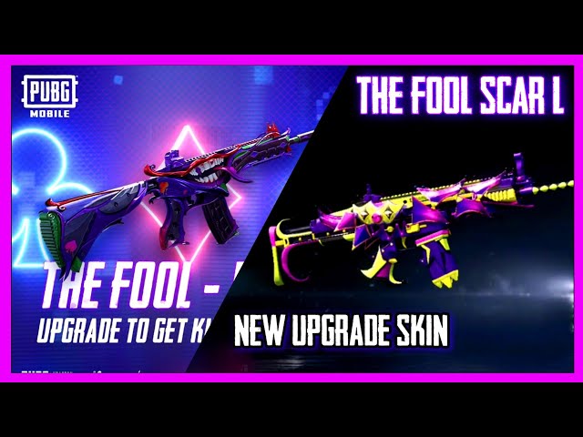 Pubg New Fool Scar L Gun Skin Leaks Season 18 Upgrade Skin Season 18 Tier Reward Tyson Noob Gamer Youtube