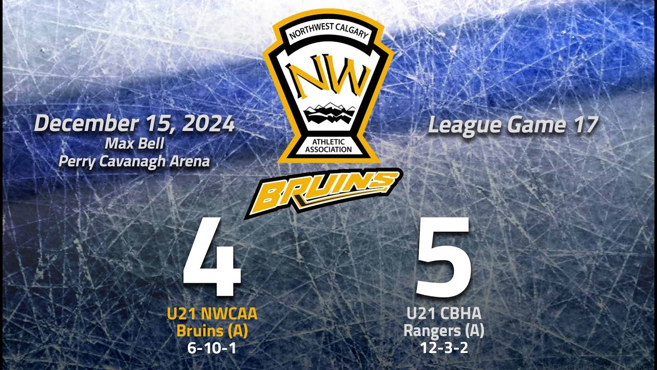 IMG 1685 12 15 2024 LEAGUE GAME 17 VS CBHA RANGERS L4 5 GOAL CBHA ...