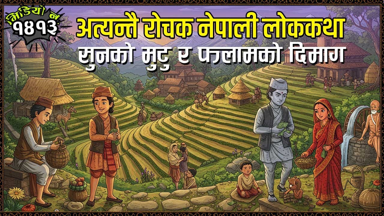 लोककथाः दुई दाजु–भाइको कथा (भाग २) । सुनको मुटु र फलामको दिमाग - नेपाली लोककथा
