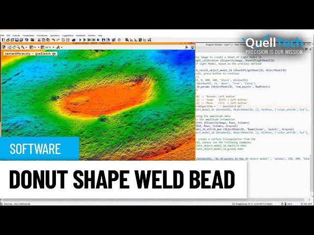 Battery Donut-Shape Weld Bead Inspection with QuellTech Q6