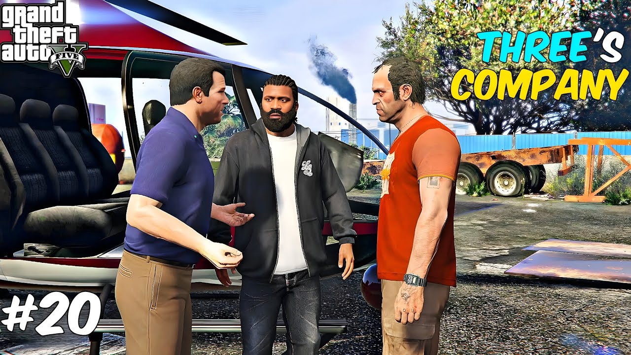 GTA 5 - THREE'S COMPANY MISSION | MICHAEL, FRANKLIN & TREVOR | - YouTube