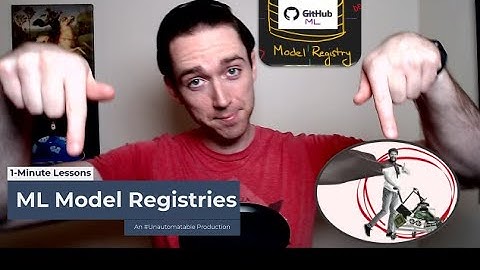 1-Minute Lessons in #MLOps: What is an #ML #Model #Registry?