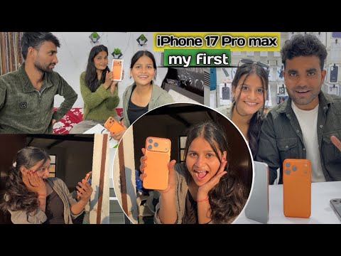 My first iPhone 17 pro max 😱🥺!! #trending #viral ￼#mahikevlog79