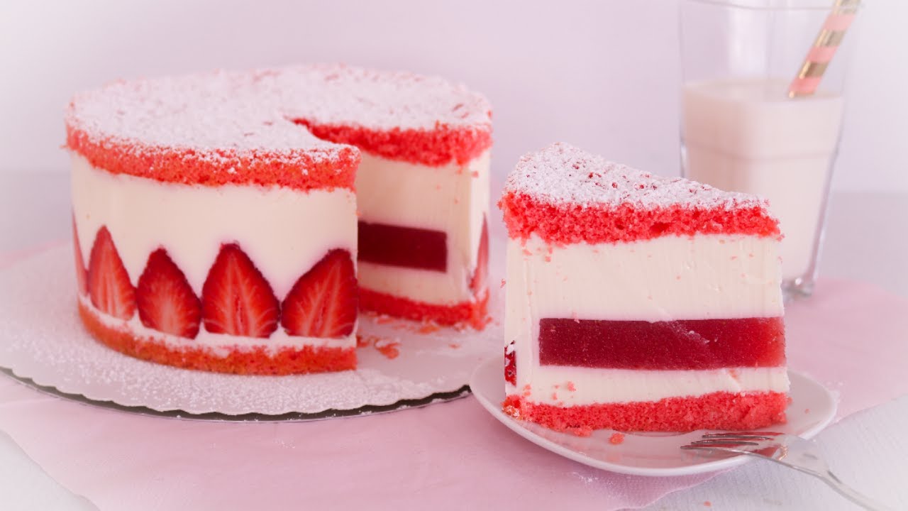 Erdbeertorte - einfach und super lecker / Strawberry Cake / Muttertagstorte / Irinas Tortenkunst