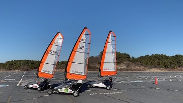 3 Blokart race start