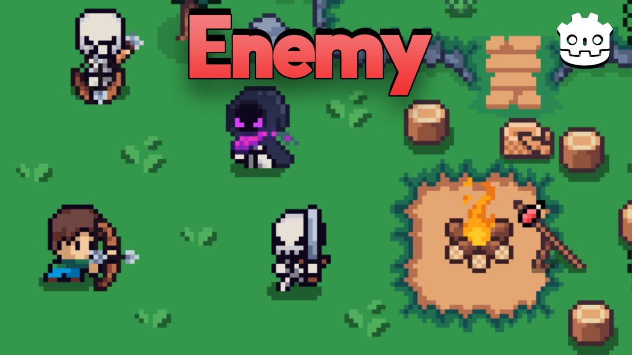 how to make an enemy in Godot 4.3 - YouTube