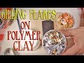 Using Gilding Flakes On Polymer Clay