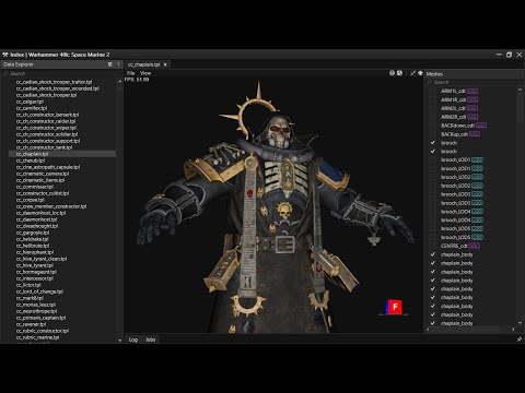 Extract Warhammer 40k: Space Marine 2 models with Index v0.4