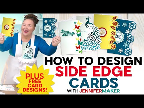 Easy Christmas Cards! Make Fun & Festive Side-Edge Cards - Craft with Sarah