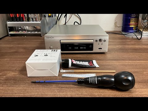 DENON DCD-F109 CD読込不良 修理 ピックアップ交換 - YouTube