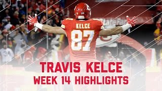 Travis Kelce's Fourth Straight 100-yard Game! | NFL Week 14 Player Highlights