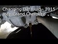 Changing the Diff Fluid in a 2015 Jeep Grand Cherokee V6