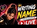 fastest Calligraphy writing Name challenge