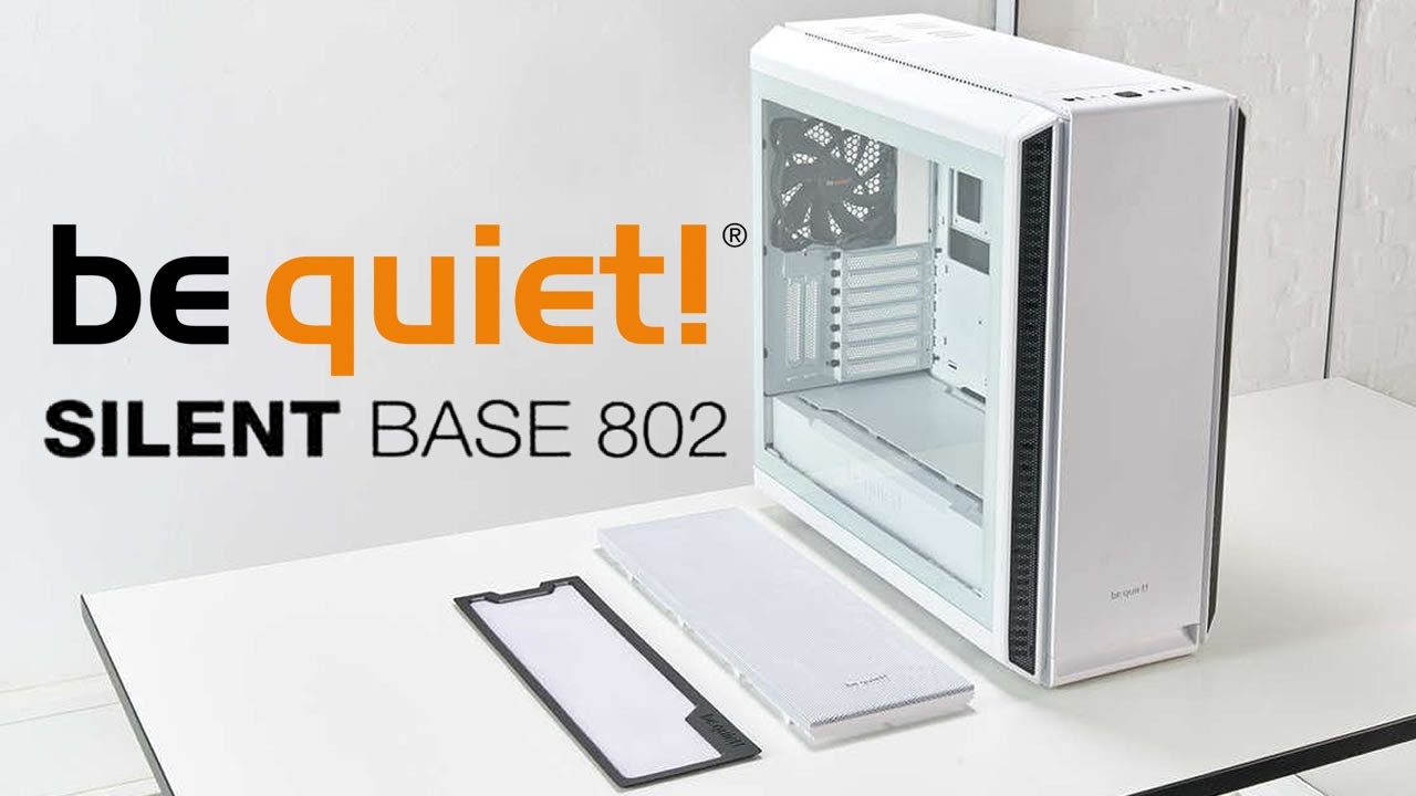 be quiet! SILENT BASE 601 Window Black tower, Boîtier PC Noir