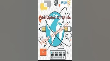 CBSE/NCERT Science Class6 motion And Measurement(Multiples & Submultiples Of Units)#BrightIQ #Shorts