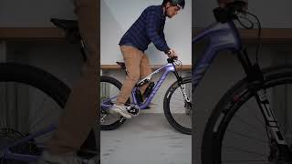 Little suspension check on the Canyon Lux Trail 😏​