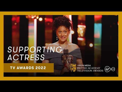 Cathy Tyson wins the award for Supporting Actress | Virgin Media BAFTA TV Awards 2022