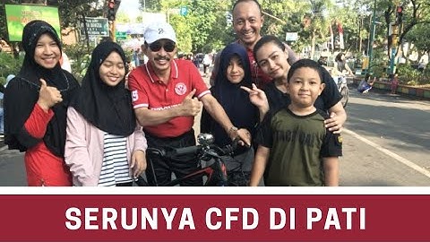 Serunya Car Free Day di Pati