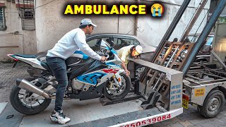 Apni BMW s1000RR Ko Tow Karna Pada, Bike Ka Ambulance