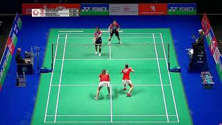 R32 WD | Greysia POLII/ Apriyani RAHAYU vs FRUERGAARD/ THYGESEN |  All England Badminton 2022