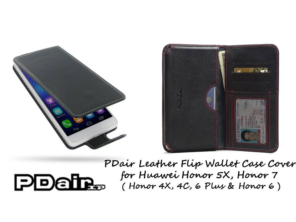 Inpakken Oceaan zeevruchten PDair Leather Flip Wallet Case Cover for Huawei Honor 5X, Honor 7, Honor 4X,  Honor 4C, Honor 6 Plus - YouTube