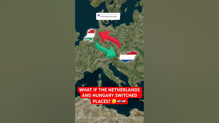 Mi lesz, ha Hollandia és Magyarország helyet cserél? 🇳🇱🇭🇺🤔