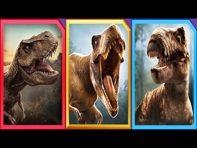 ALL T-REX - Jurassic World Alive 