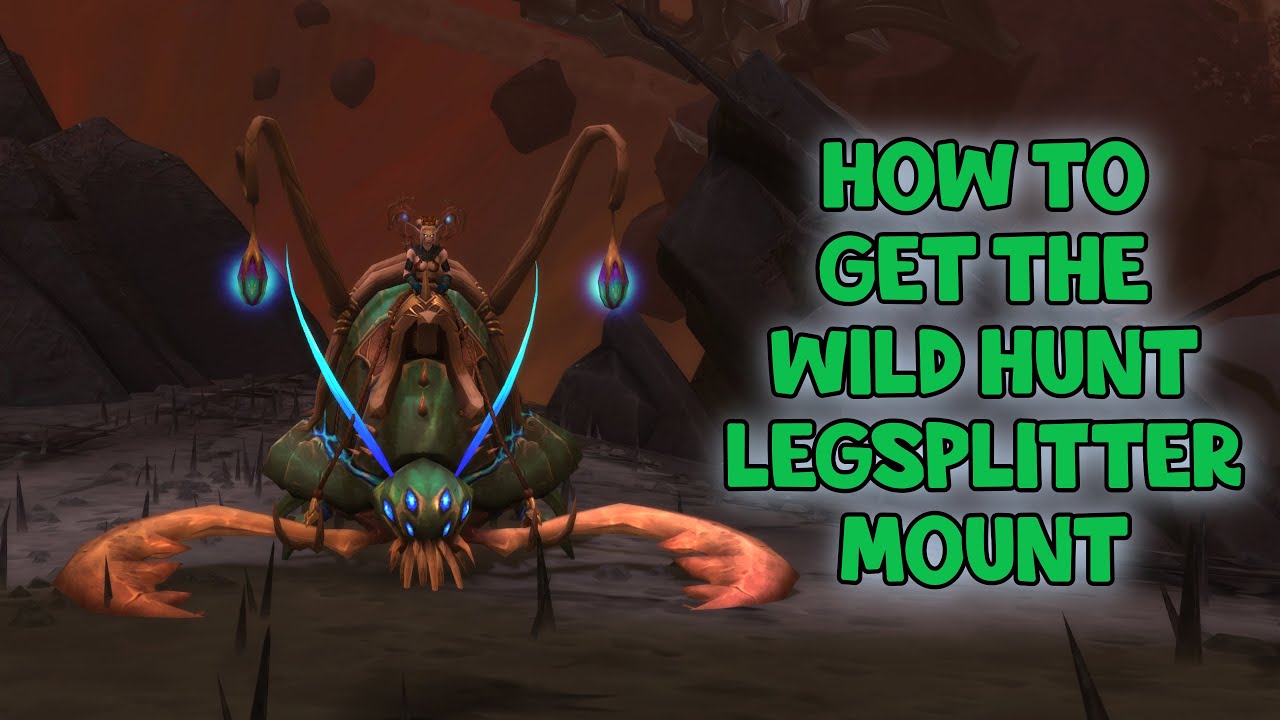 WoW Shadowlands 9.1 How To Get The Wild Hunt Legsplitter Mount War