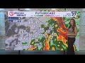 Weather Impact Alert Wednesday morning, drier by the afternoon