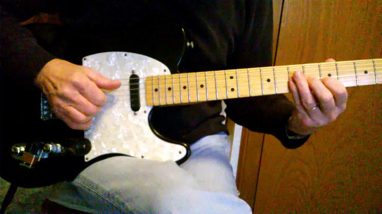 Finger picking electric blues YouTube