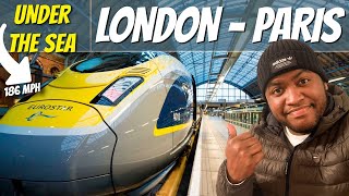 Eurostar Train 🚄💨LONDON to PARIS| Standard Class | 4K