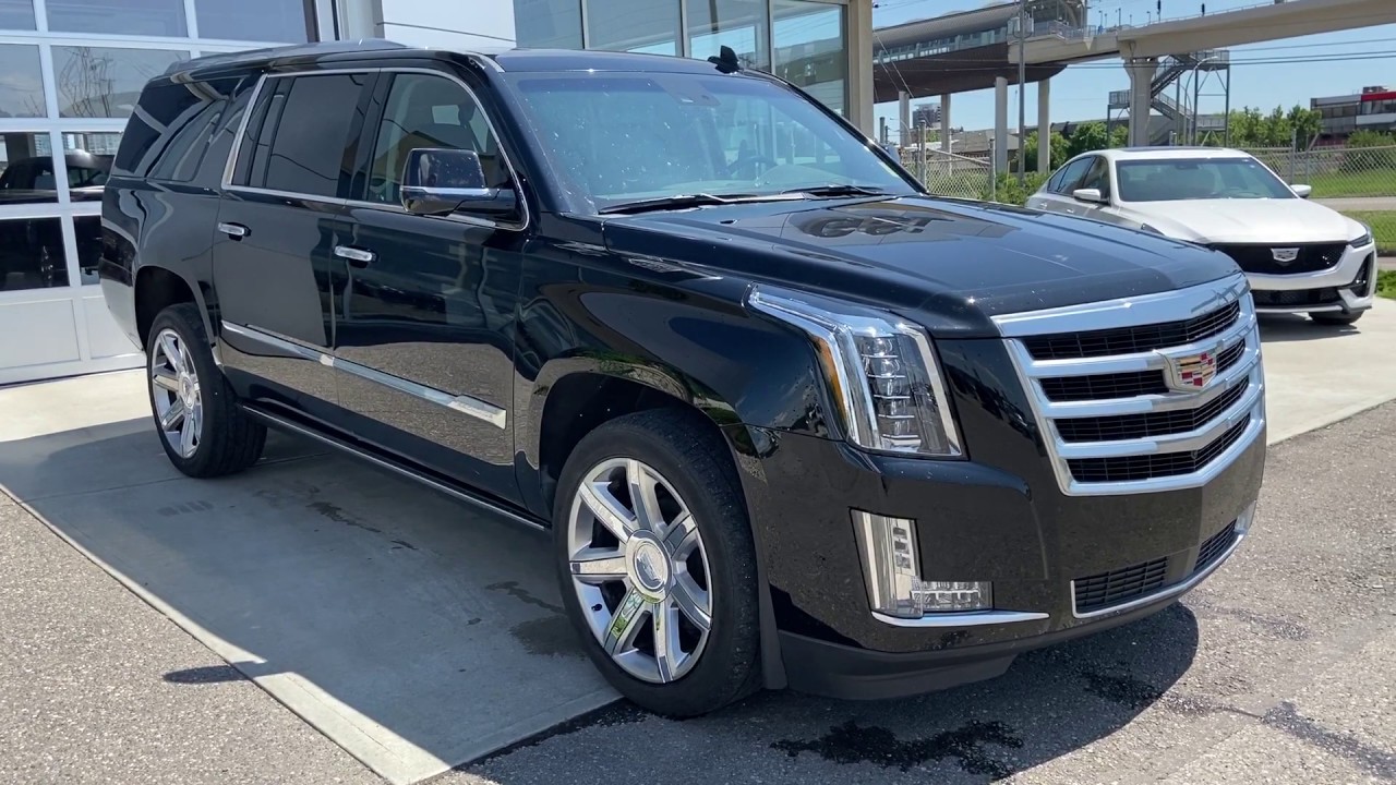 Black 2018 Cadillac Escalade ESV Premium Luxury Review - GSL GM City