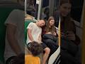 Stranger fell asleep on woman 🤯 #kindness #social #respectation