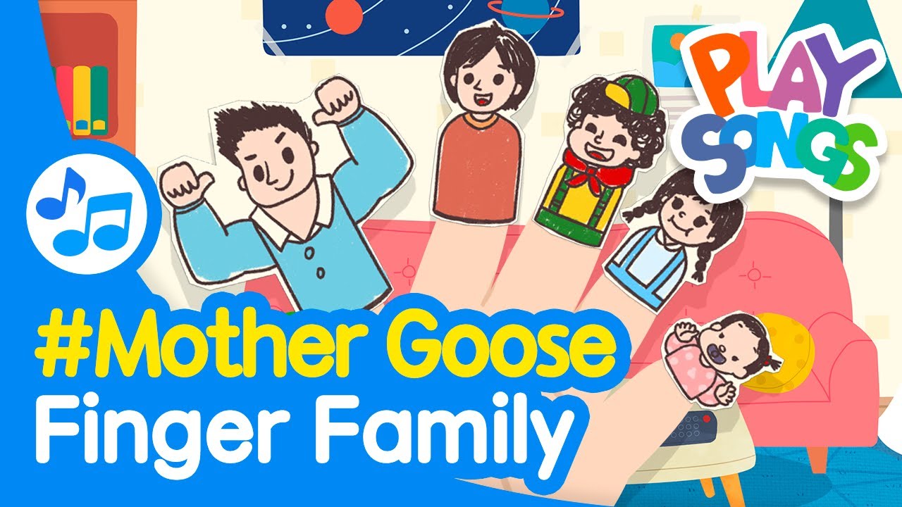 Finger Family 🙌👪 | Let's Sing Mother Goose for Kids | Nursery