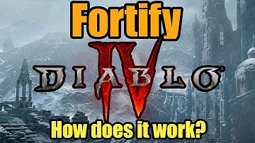 Fortify - Diablo 4 - Defensive game mechanic