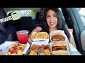 SHAKE SHACK MUKBANG! NEW Hot Honey Chicken Sandwich, Chicken Bites, Shack Stack Burger, Cheese Fries