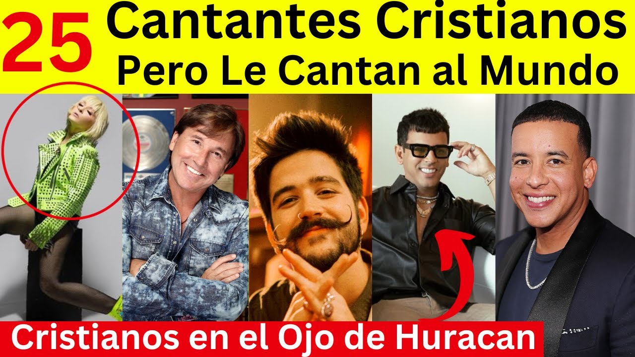 25 Cantantes que no sabías que eran Cristianos