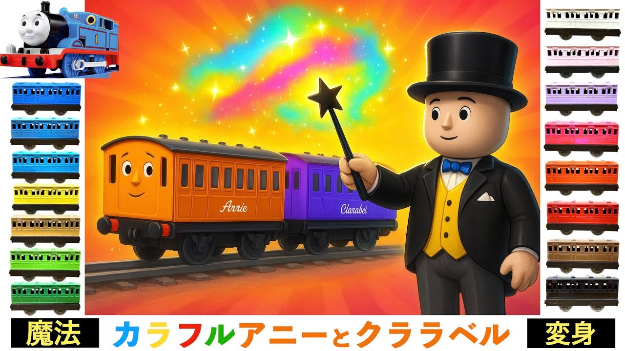 Plarail Transformation] Magic?! Thomas passenger cars Annie and