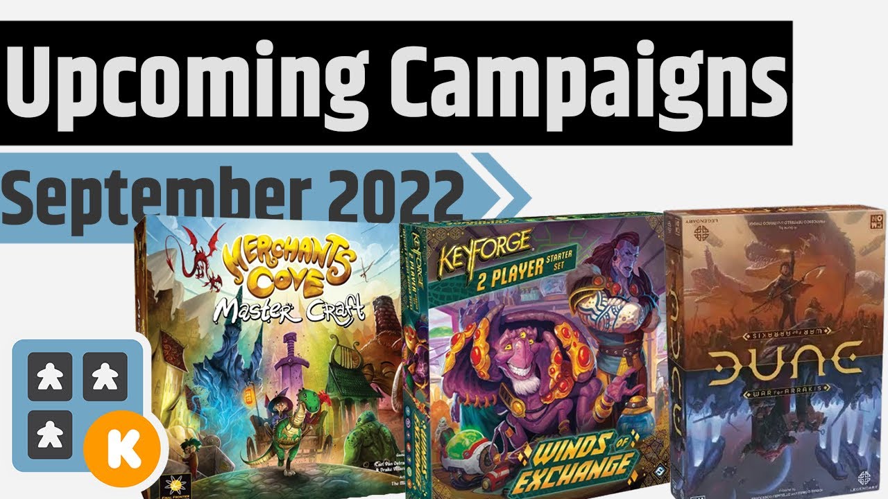 Kickstarter & Gamefound Board Games for September 2022 YouTube