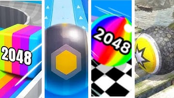 Jelly Run 2048 vs Action Ball vs Ball Run 2048 vs Rollance Adventure Balls #64 I Mobile Game
