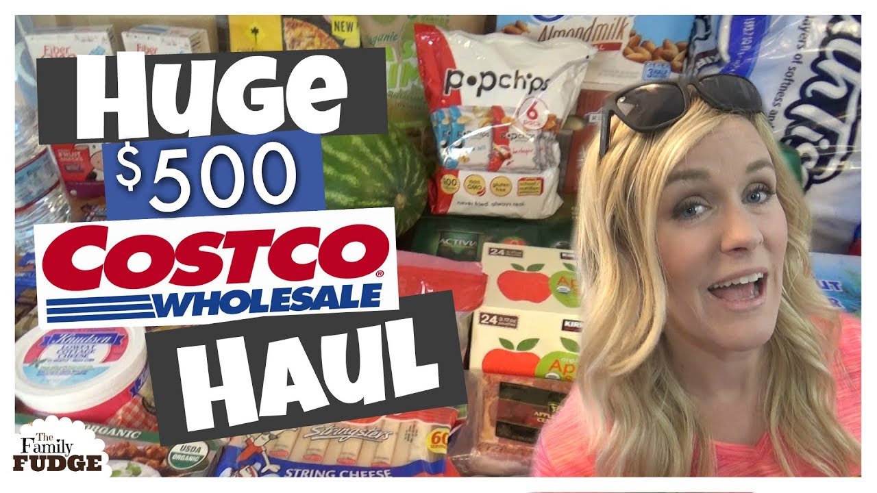 HUGE COSTCO GROCERY HAUL 500 Family of 6 COSTCO HAUL and Shop With