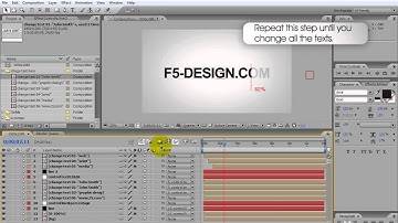 Video Tutorial - After Effects Templates - Online Business Card