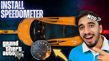 How to Add Speedometer in GTA 5 || Enable Speedometer in GTA 5 || Install Speedometer in GTA 5 ||